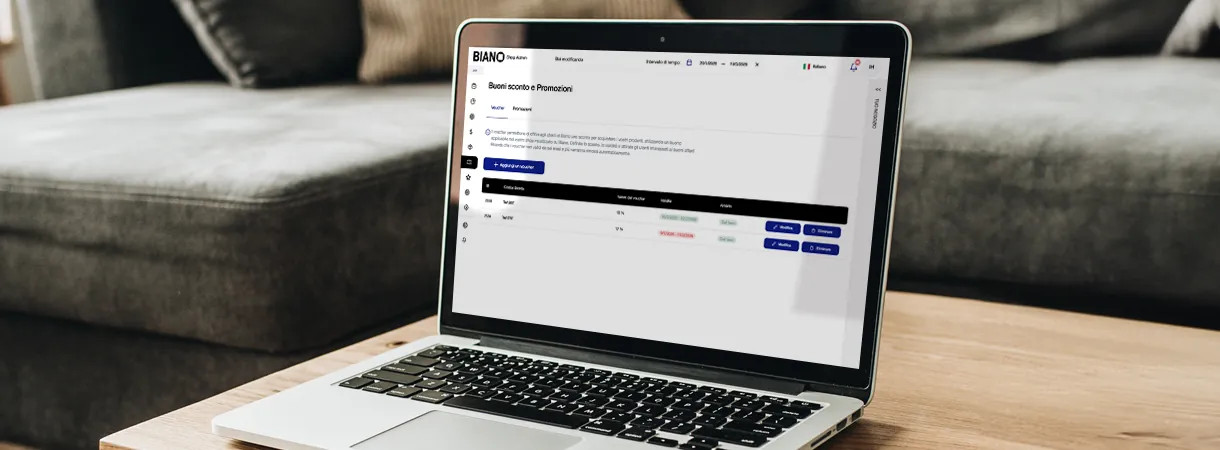Promozioni e codici voucher su BIANO Trasforma la scoperta dei prodotti in azione immediata