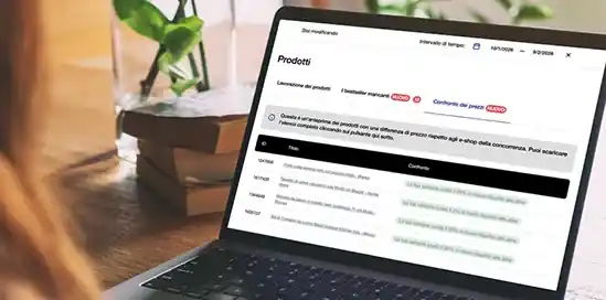 Confronto prezzi su BIANO: scopri esattamente come ti posizioni rispetto ai competitor