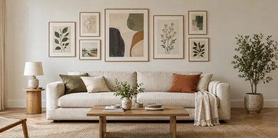 Come appendere un quadro: altezza giusta, tasselli e soluzioni senza forare