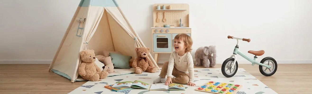 Un mondo pieno di gioia e di tutto ciò di cui il tuo bambino ha bisogno!