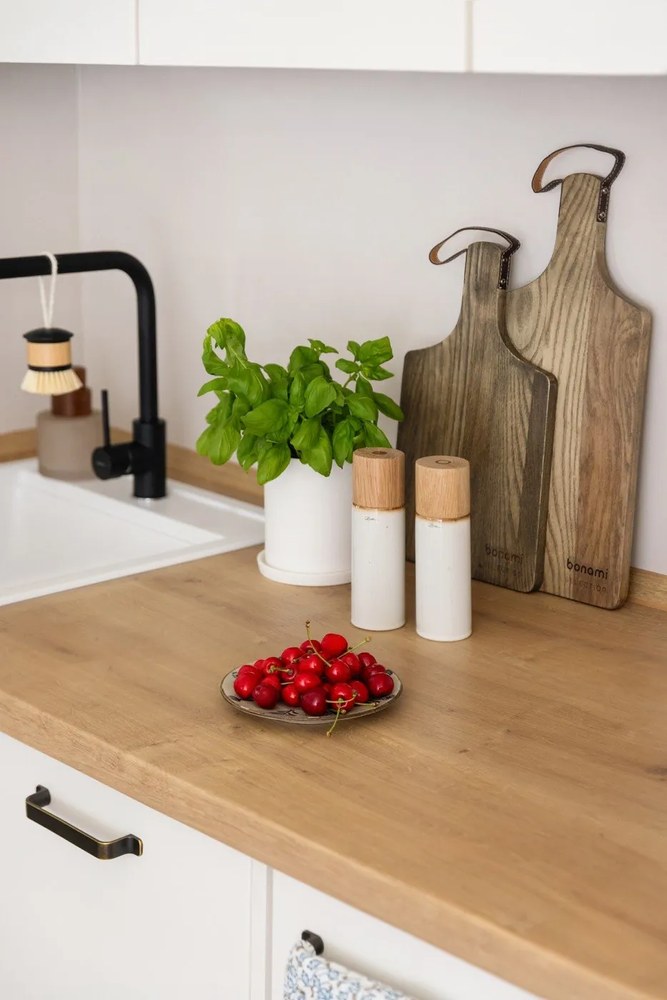 Piatto da dessert in gres azzurro e crema ø 16 cm Leonie - Bloomingville