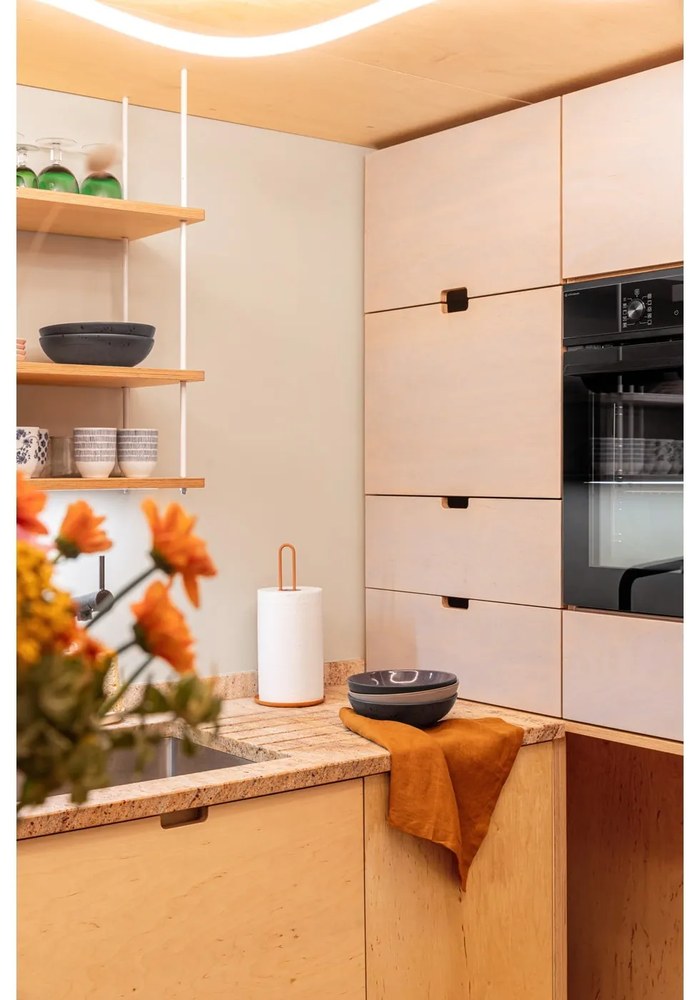 Asciugamano di lino 45x65 cm Mustard - Linen Tales