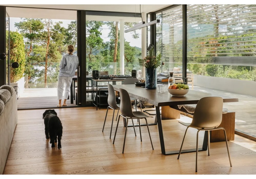 Lampada da terra nera Edgar - Markslöjd