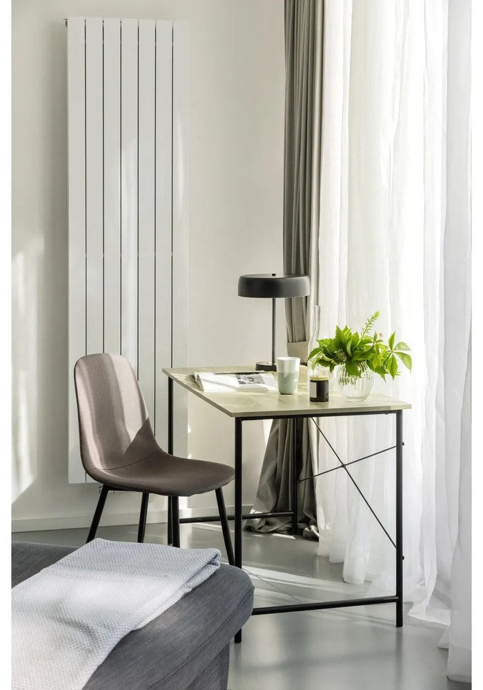 Plaid grigio chiaro con contenuto di cotone , 140 x 180 cm Zen - Euromant