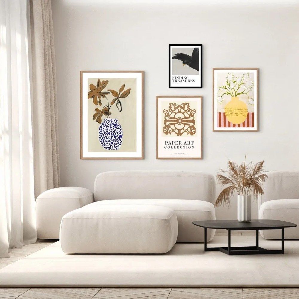 Dipinto 52x72 cm Yellow Vase - Malerifabrikken