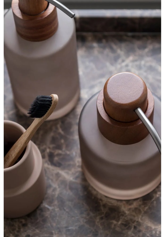 Dispenser sapone in vetro marrone 280 ml Modest - Mette Ditmer Denmark