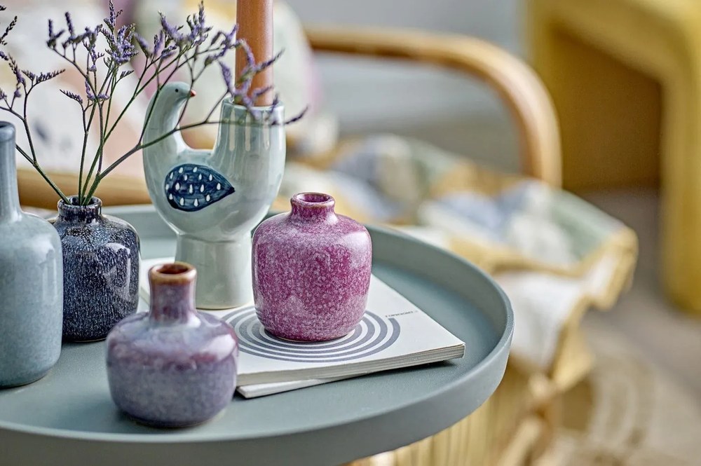 Vasi in gres in set di 7 (altezza 14 cm) Maien - Bloomingville