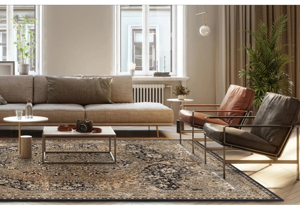 Tappeto in lana color rame 200x300 cm Ava - Agnella