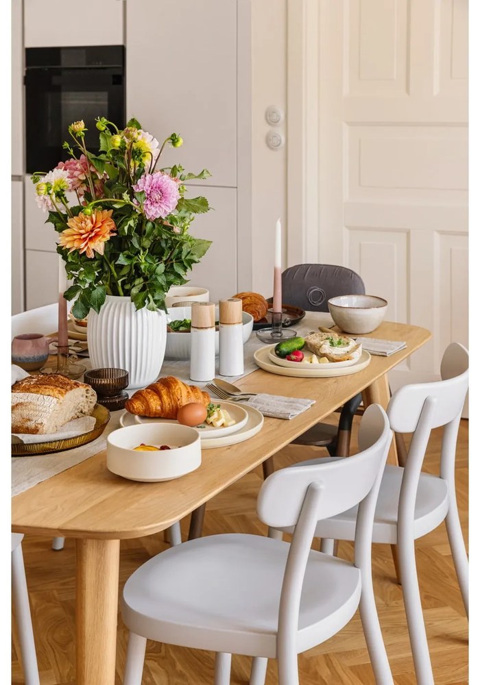 Set di piatti color crema in gres 12 pz Malia - Bonami Selection