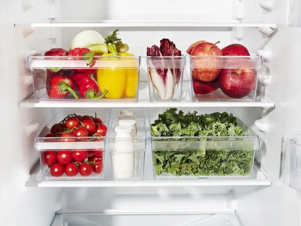 Organizer da frigo in plastica da 1,6 l Loft - Rotho