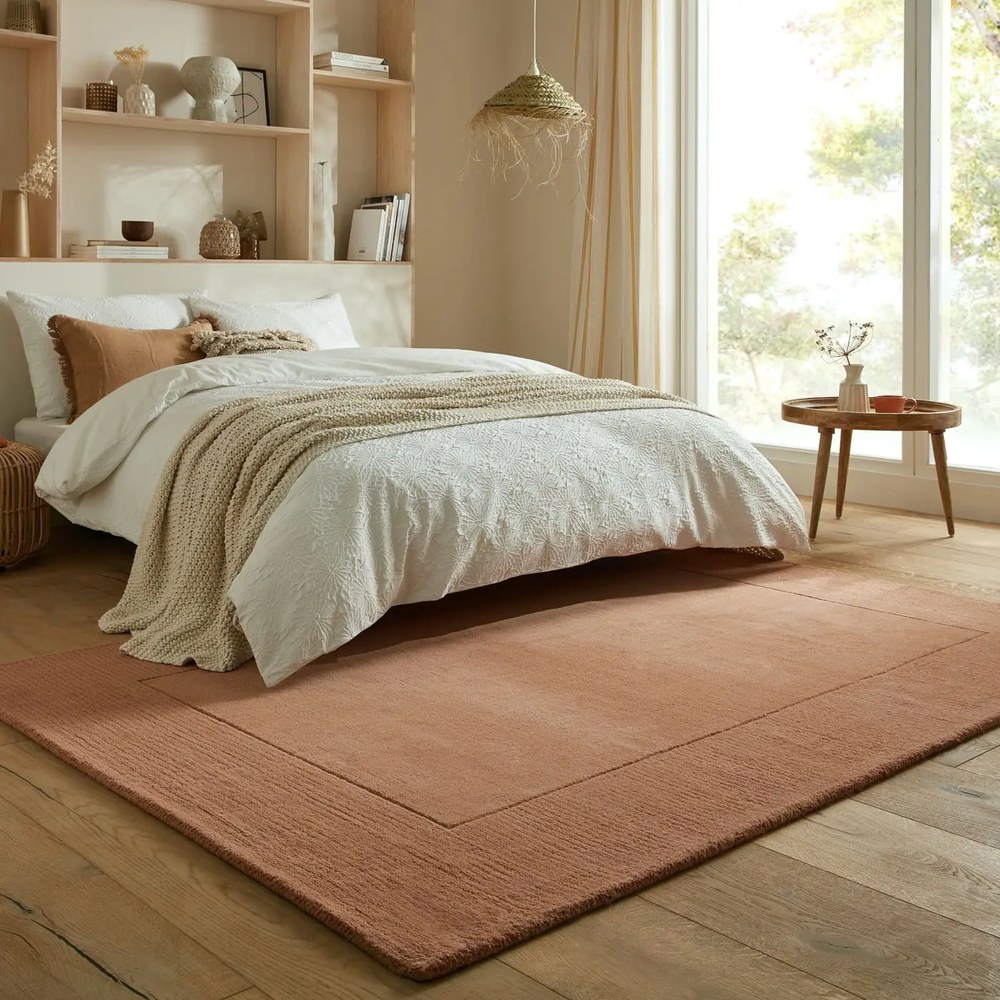 Tappeto in lana color mattone 160x230 cm - Flair Rugs