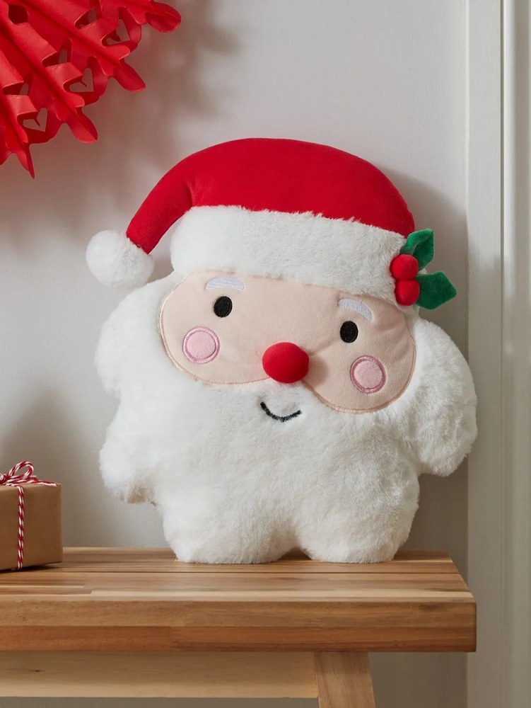 Cuscino decorativo in plush a tema natalizio 38x32 cm Christmas Santa – Catherine Lansfield