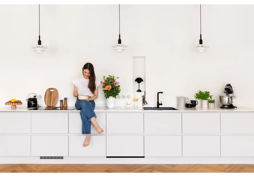 Vaso in ceramica bianca Hammershøi - Kähler Design