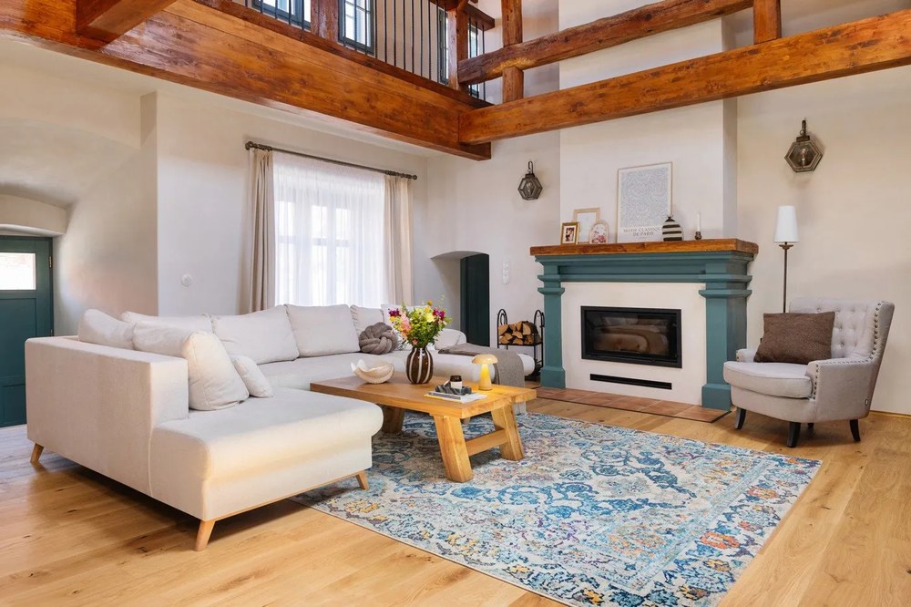 Lampada da tavolo dimmerabile a LED beige con paralume in metallo (altezza 20,5 cm) Rachel - Leitmotiv