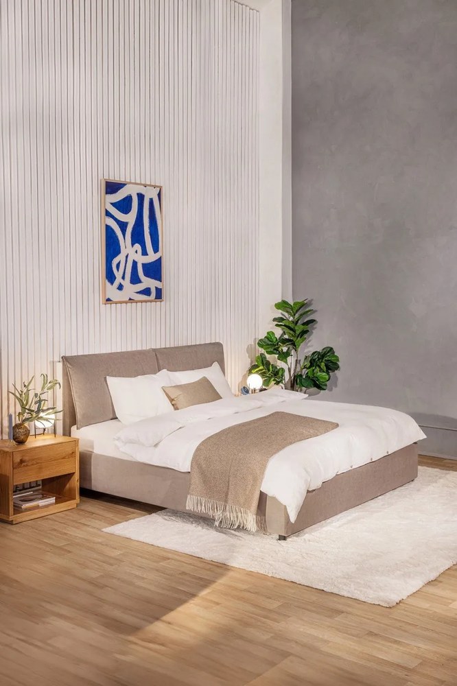 Tappeto in pelliccia sintetica crema 160x230 cm Faroe Wool Look Fur - Flair Rugs