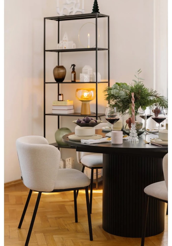 Set di piatti color crema in gres 18 pz Malia - Bonami Selection