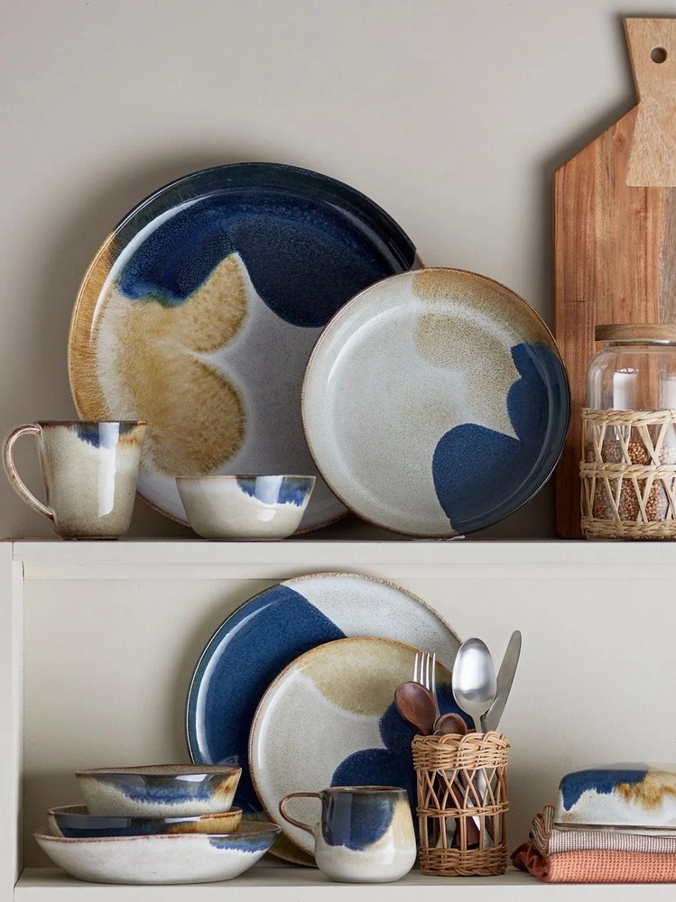 Set da pranzo in pietra 12 pz Jules – Bloomingville