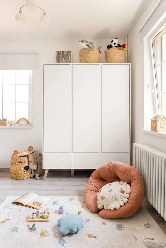 Cestino per bambini in giacinto d'acqua con coperchio , ⌀ 42 cm - Bloomingville Mini