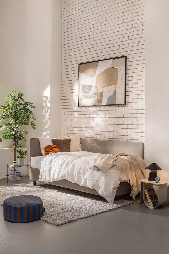 Biancheria da letto bianca per letto singolo 135x200 cm White - Linen Tales