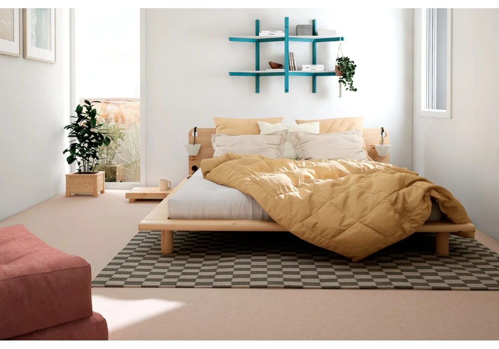 Materasso futon bianco media durezza 160x200 cm Coco Natural - Karup Design