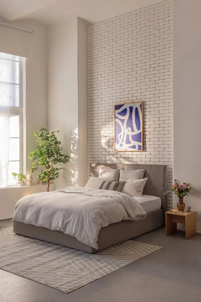 Coprivaso in gres ø 18 cm Roza - Bloomingville