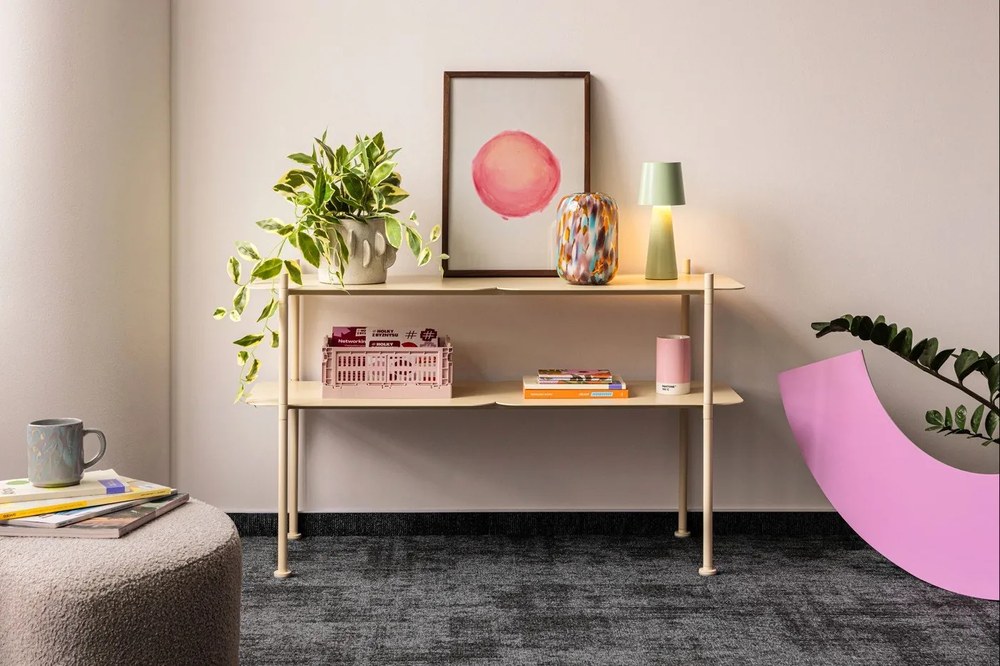 Coprivaso in gres ø 18 cm Roza - Bloomingville