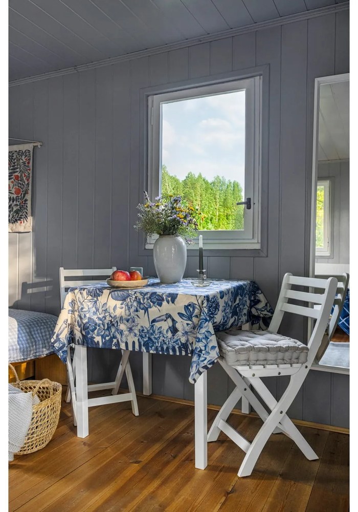Tavolo da pranzo in legno di pino con struttura bianca , 70 x 70 cm Sydney - Bonami Essentials