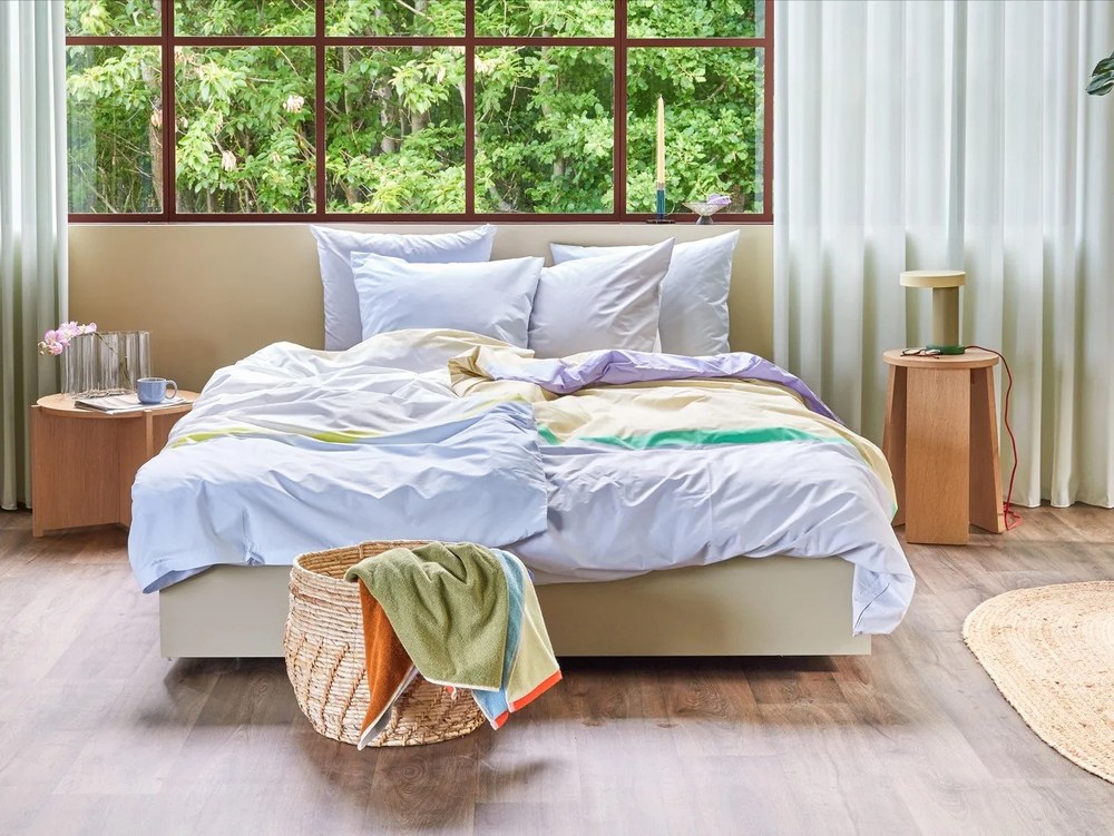 Tappeto di colore naturale in iuta tessuto a mano 100x200 cm Sage – Hübsch