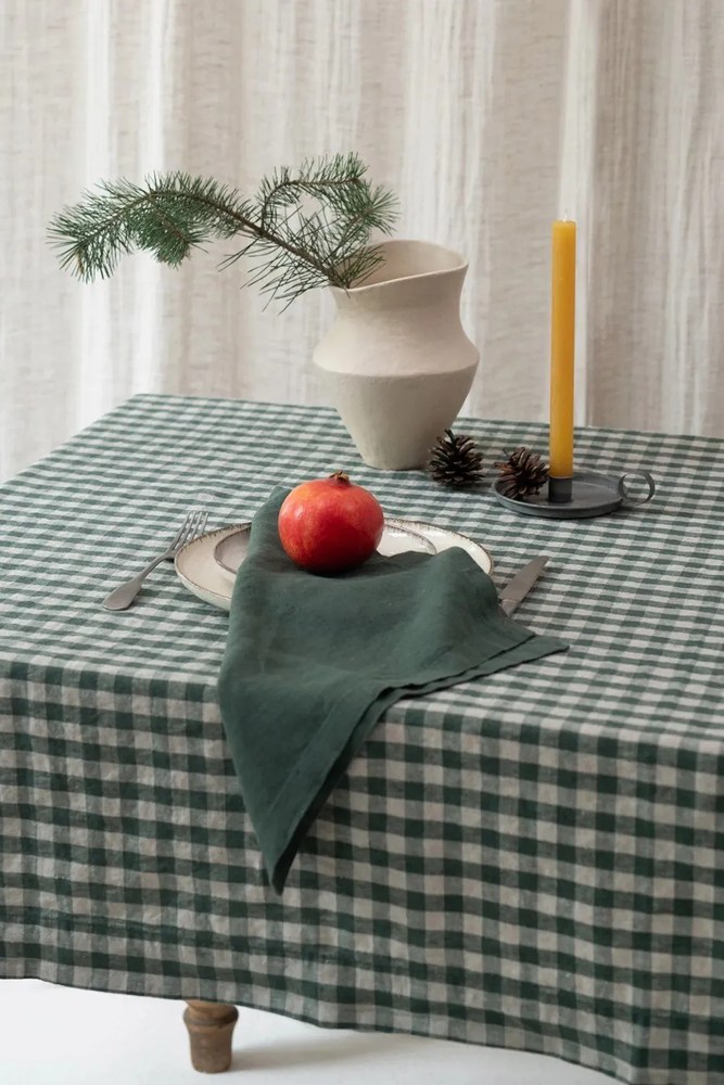 Set di tovaglioli in lino 2 pz 40x40 cm True Green – Linen Tales