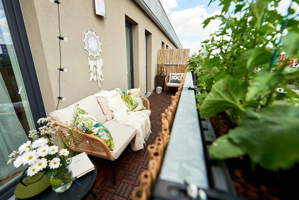 Seduta da giardino in rattan artificiale Vistdal - Bonami Essentials