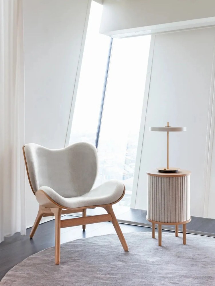 Tavolo rotondo in rovere ø 38 cm Audacious - UMAGE