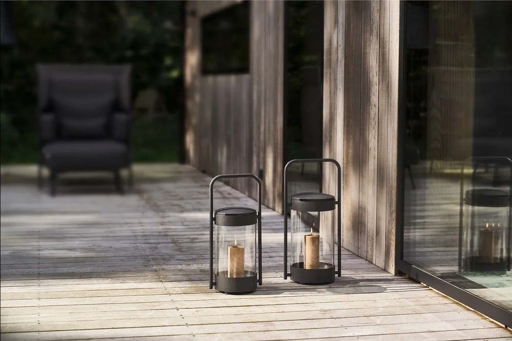 Lanterna in metallo (altezza 57 cm) Ancona - Villa Collection