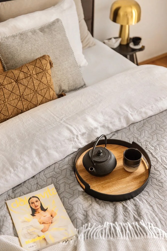 Biancheria da letto bianca 200x200 cm White - Linen Tales