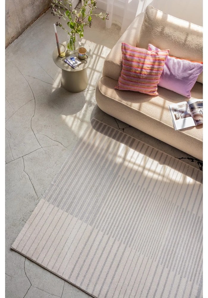 Divano beige allungabile con rivestimento in bouclé 247 cm Quinoa – Bonami Selection