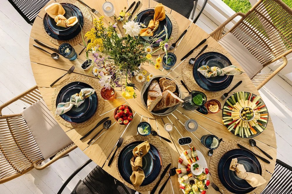 Posate in acciaio inox nero 24 pezzi Black Luxure - Orion