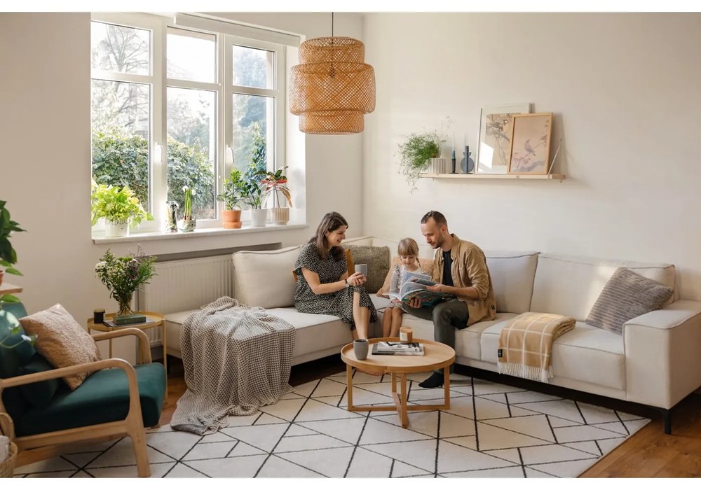 Coperta 140x180 cm Squares - Euromant