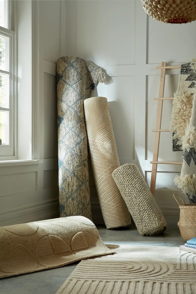 Tappeto in lana di colore naturale 160x230 cm Gigi - Flair Rugs