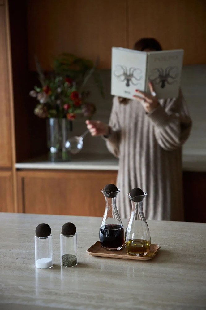 Saliera e pepiera Nature – Sagaform