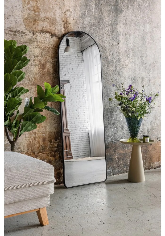 Tavolino in alluminio beige , ø 39,5 cm Ringar - White Label