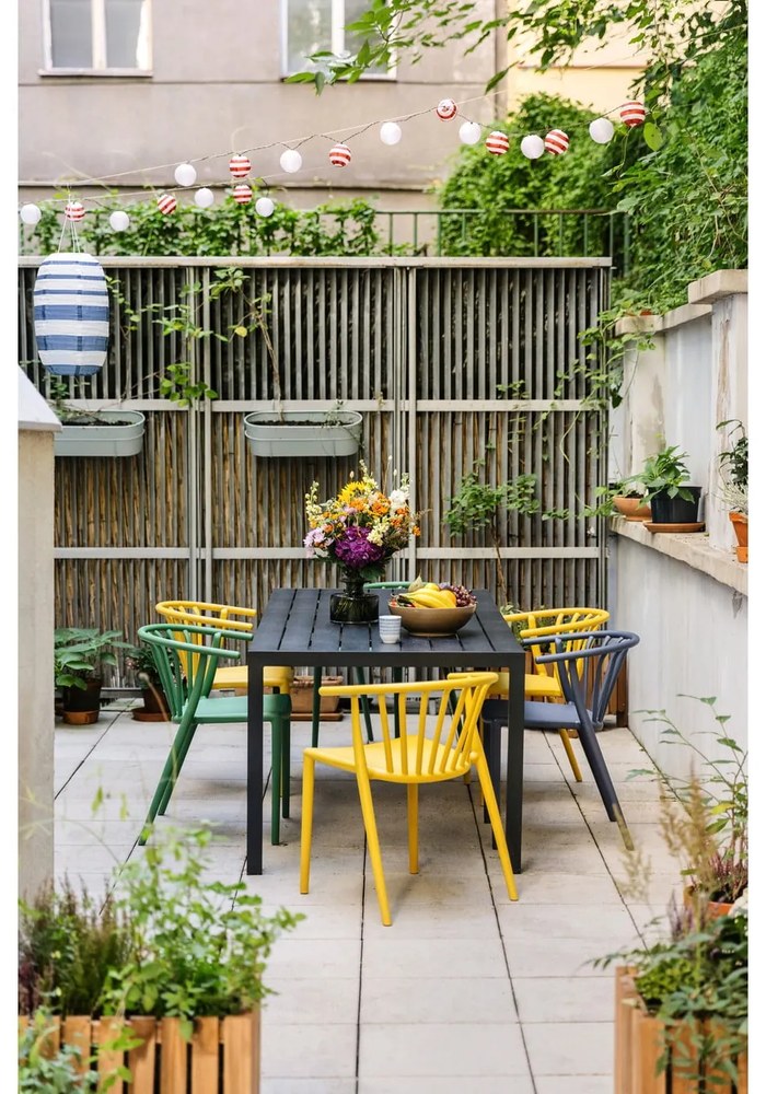 Sedia da giardino verde Capri - Bonami Essentials