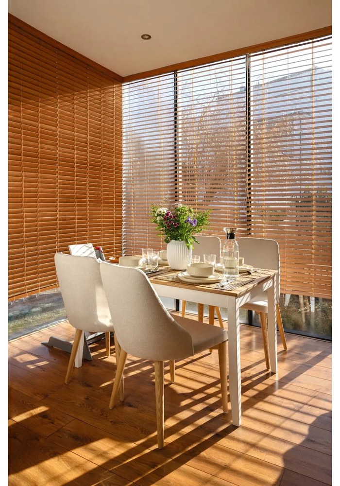 Tavolo da pranzo pieghevole in pino con struttura bianca , 120 (200) x 70 cm Brisbane - Bonami Essentials