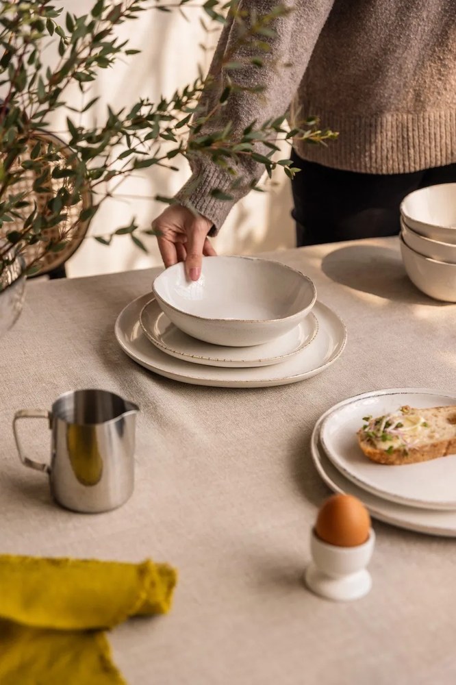 Set da pranzo in pietra 24 pz Snow Heart – Bonami Essentials