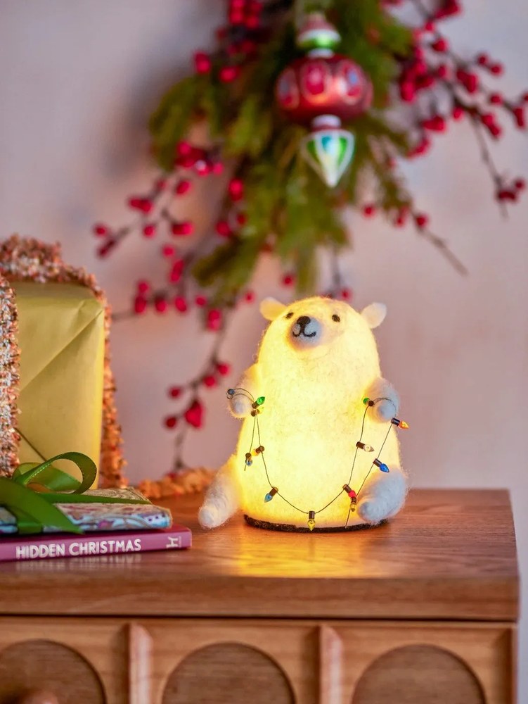 Decorazione luminosa bianca Wally – Bloomingville