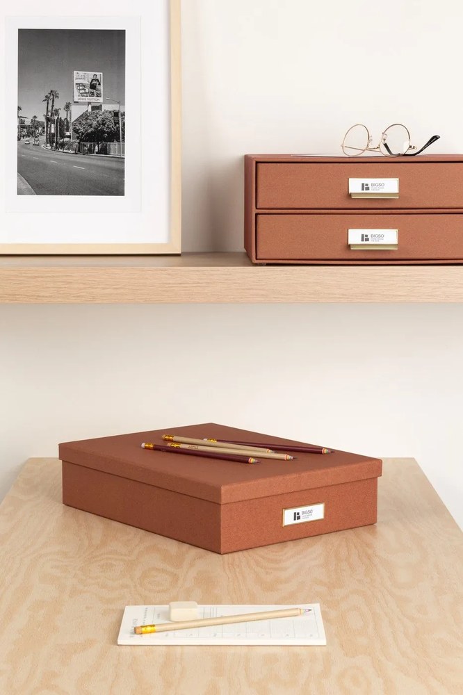 Organizer in cartone per documenti Oskar Restore Paper Laminate – Bigso