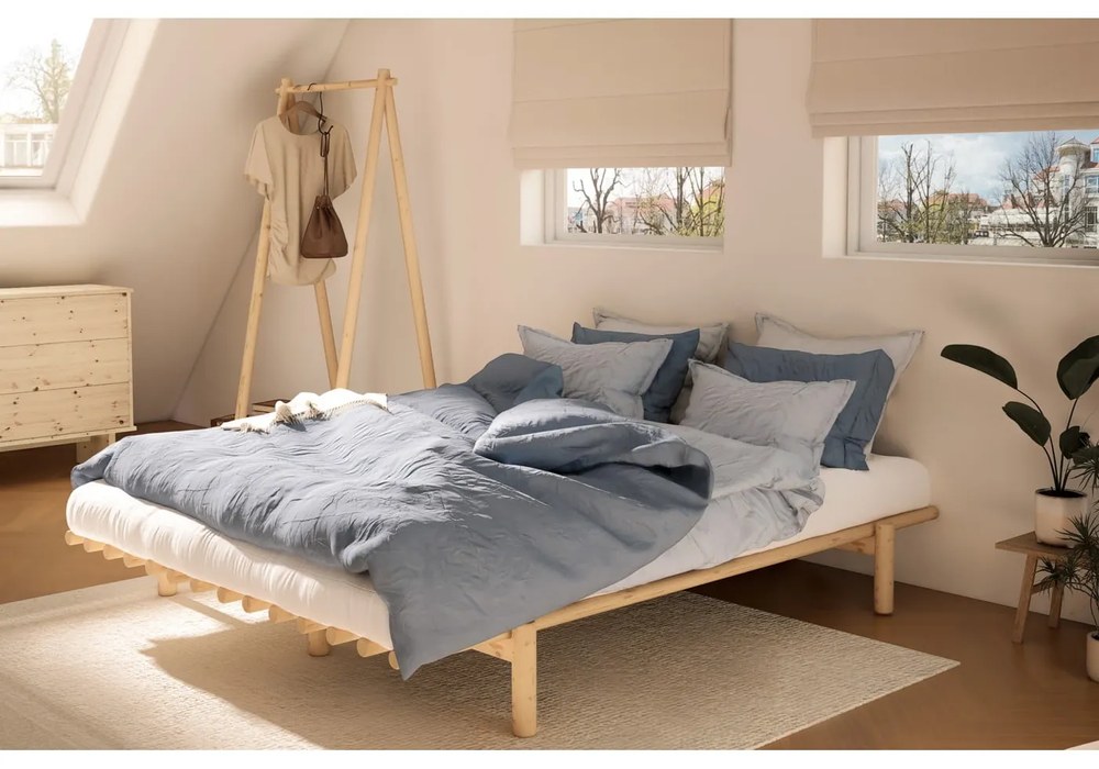 Materasso futon bianco media durezza 160x200 cm Comfort Natural - Karup Design