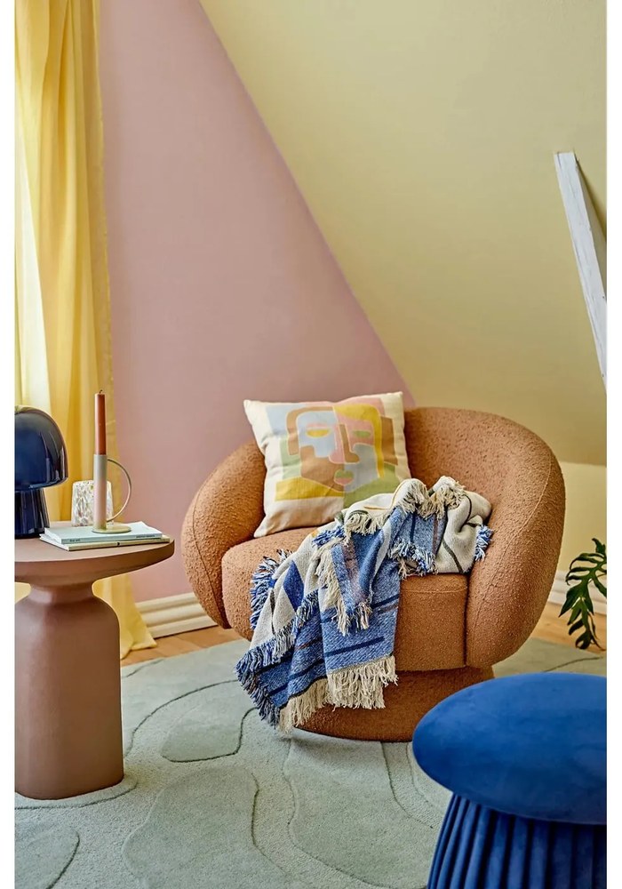 Sgabello blu scuro Roberta - Bloomingville