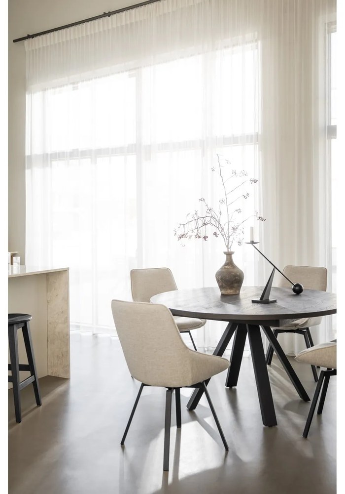 Set di sedie da bar marrone scuro in rovere massiccio 2 pz (altezza della seduta 65 cm) Austin – Rowico