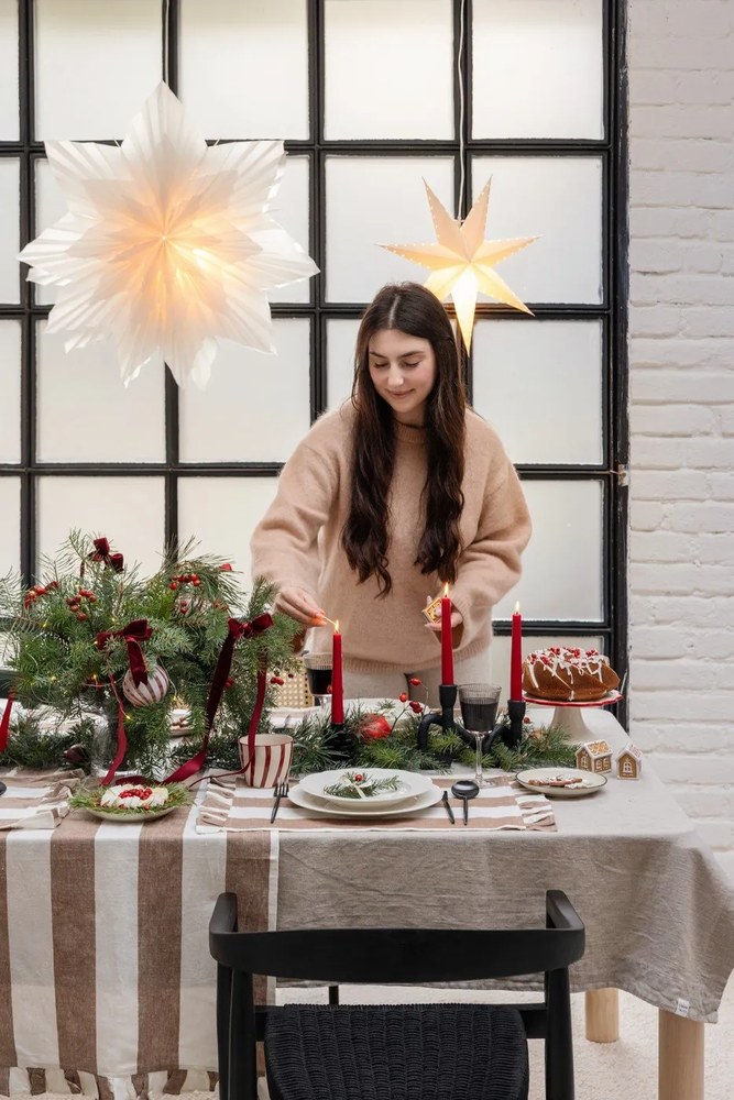 Set di tazze per cappuccino in gres a tema natalizio 2 pz 300 ml Jolly – Bloomingville