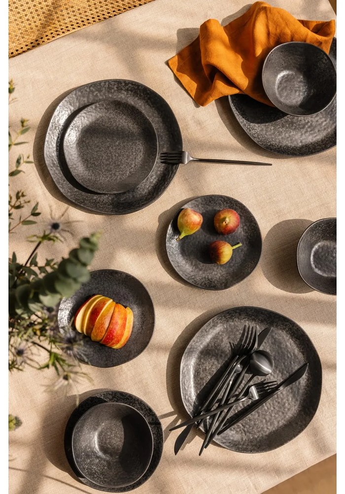 Set da pranzo in pietra 18 pz Dark Moon – Bonami Selection