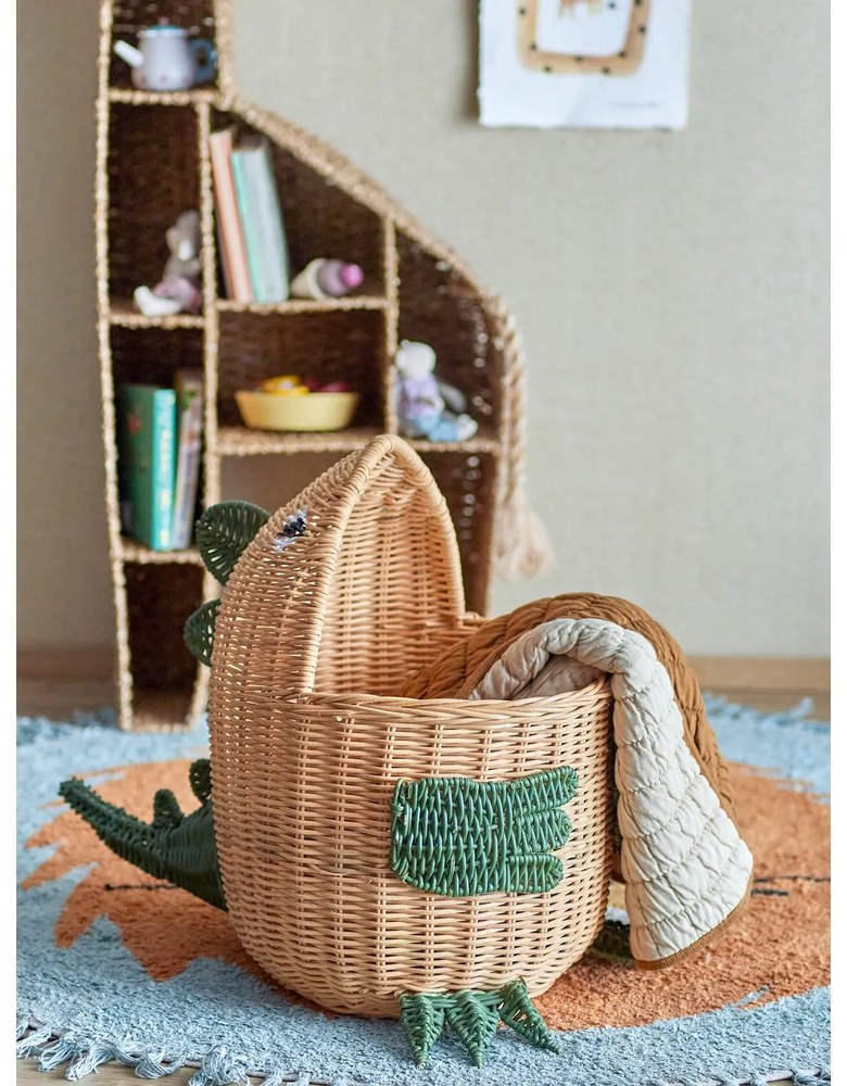 Libreria in rattan per bambini 46x148 cm Kalu - Bloomingville Mini